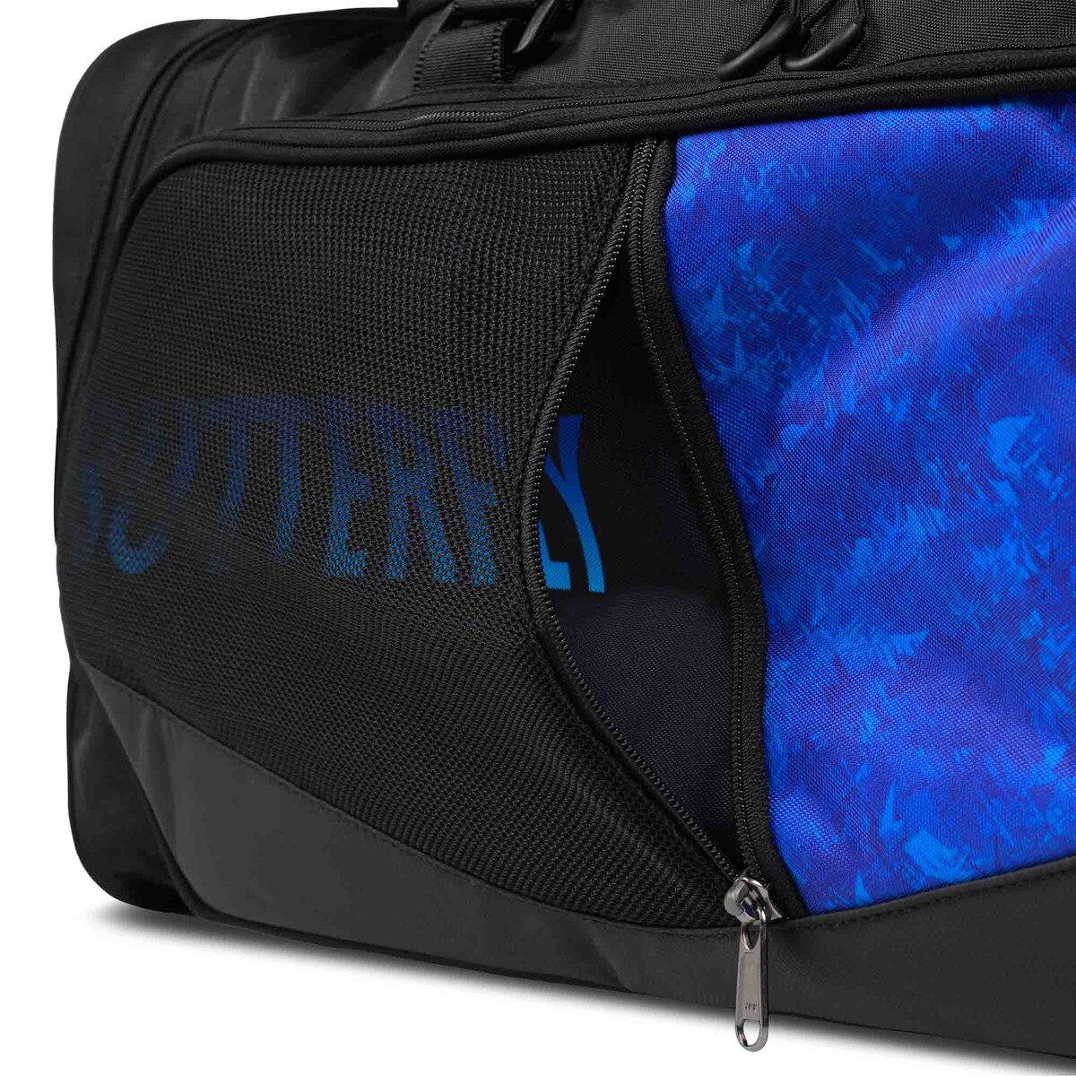 Butterfly Table Tennis Tokai Sports Bag - Blue - Side Mesh Pocket